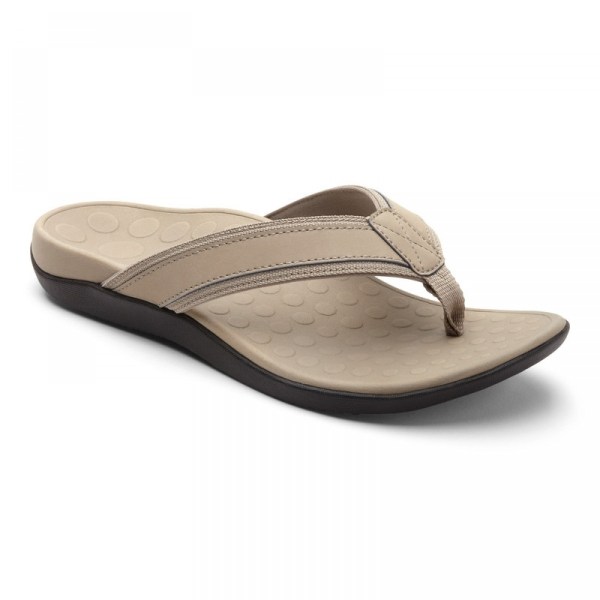 Vionic Sandals Ireland - Tide Toe Post Sandal Brown - Mens Shoes On Sale | EFIVY-4325